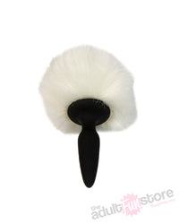 Thumbnail for NS Novelties - Bunny Tails - Mini Tail Plug - Black/White - Stag Shop