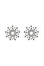 NS Novelties - Pretty Pasties - Charm Rhinestone Pasties - Black - Stag Shop