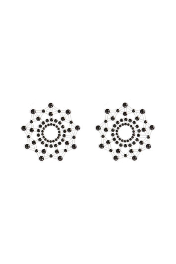 NS Novelties - Pretty Pasties - Charm Rhinestone Pasties - Black - Stag Shop