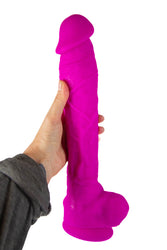 NS Novelties - Colours - 10 Inch Pleasures Dildo - Assorted Colors - Stag Shop