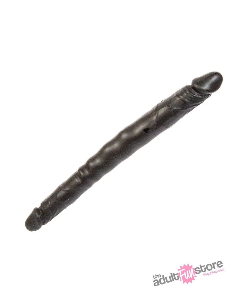 NS Novelties - Colours - Double Pleasure Double Ended Dildo - Black - Stag Shop