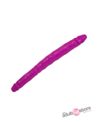 Thumbnail for NS Novelties - Colours - Double Pleasure Double Ended Dildo - Purple - Stag Shop