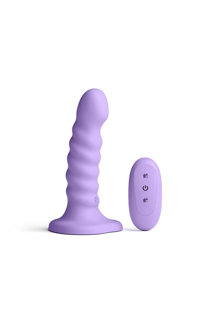 NS Novelties - Colours - 5" Ribbed Vibrating Dildo With Remote Control - Stag Shop