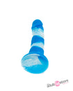NS Novelties - Colours - 6 Inch Pleasures Yum Yum Dildo - Blue - Stag Shop