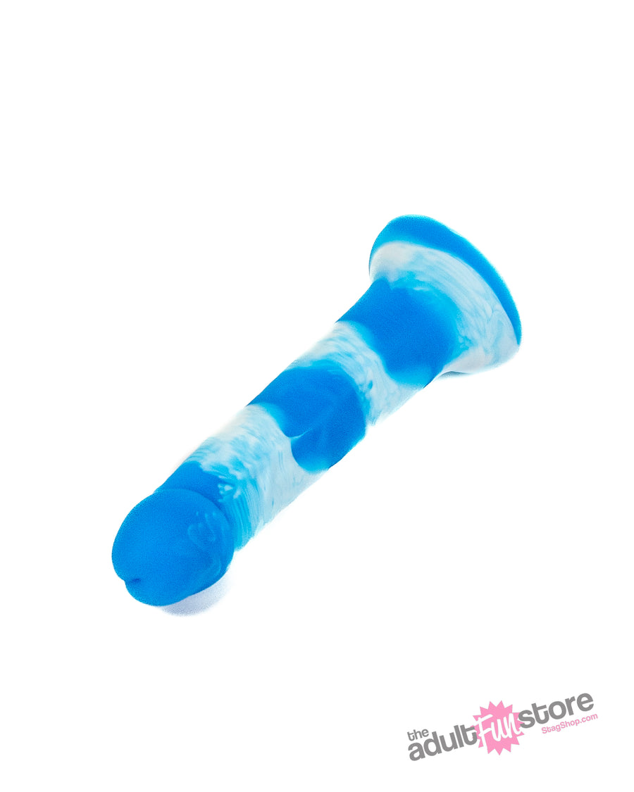 NS Novelties - Colours - 6 Inch Pleasures Yum Yum Dildo - Blue - Stag Shop