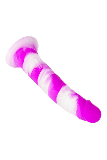 NS Novelties - Colours - 8 Inch Pleasures Yum Yum Dildo - Purple - Stag Shop