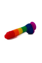 NS Novelties - Colours - Pride Edition - 8 Inch Dildo - Rainbow - Stag Shop