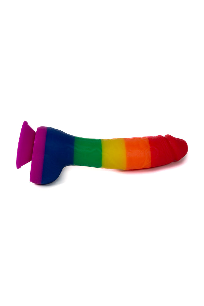 NS Novelties - Colours - Pride Edition - 8 Inch Dildo - Rainbow - Stag Shop