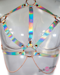 NS Novelties - Cosmo Bondage - Crave Harness Bra - Stag Shop