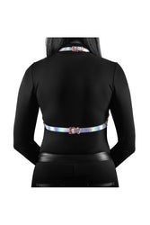 NS Novelties - Cosmo Bondage - Vamp Harness Bra - Stag Shop