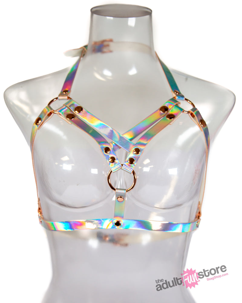 NS Novelties - Cosmo Bondage - Vamp Harness Bra - Stag Shop