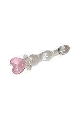 NS Novelties - Crystal - Heart of Glass Dildo - Clear/Pink - Stag Shop