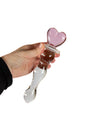 NS Novelties - Crystal - Heart of Glass Dildo - Clear/Pink - Stag Shop