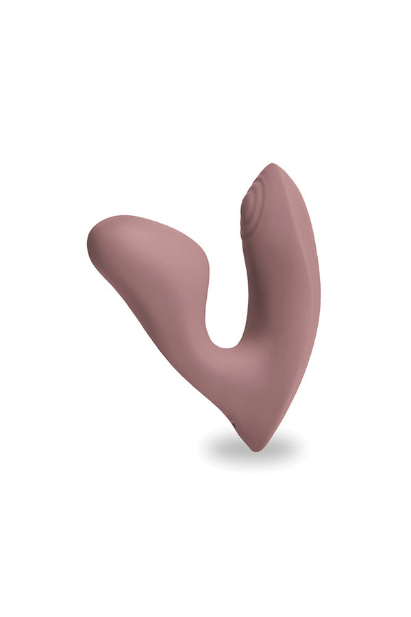 NS Novelties - Desire - Demure Dual Stimulation Wearable Vibrator - Autumn Rose - Stag Shop