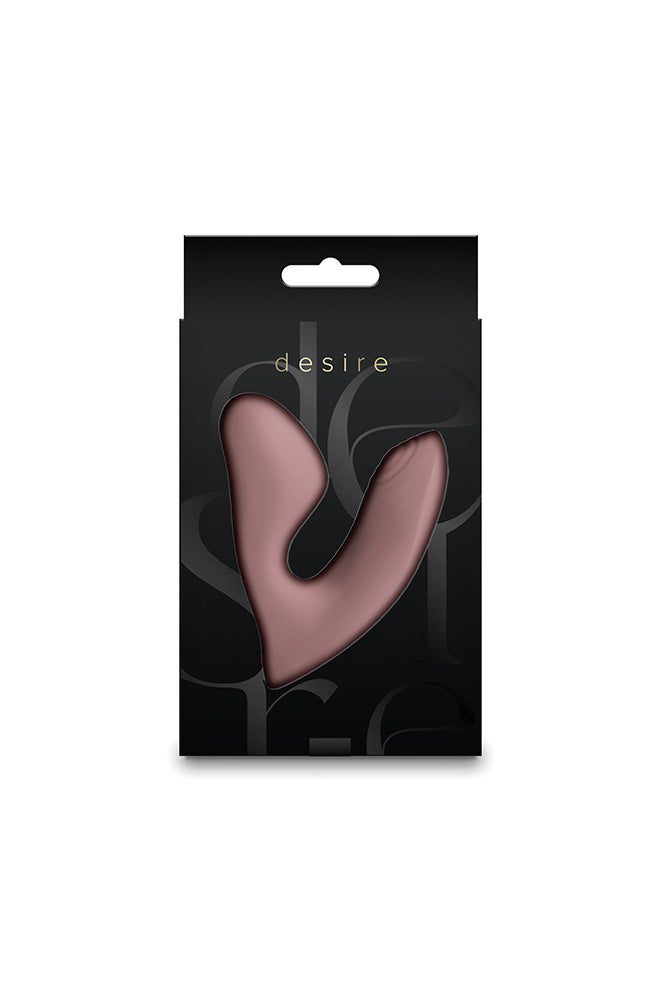 NS Novelties - Desire - Demure Dual Stimulation Wearable Vibrator - Autumn Rose - Stag Shop