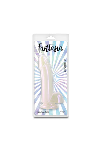 NS Novelties - Fantasia- 5 Inch Smooth Dong - Pearl - Stag Shop