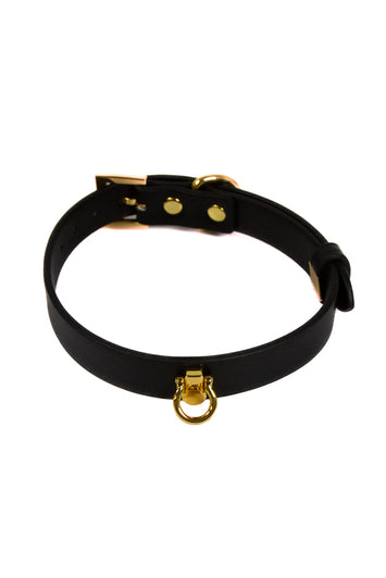 NS Novelties - Fetish & Fashion - Cara Collar - Black/Gold - Stag Shop