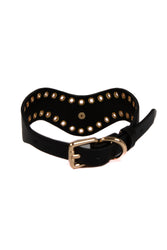 NS Novelties - Fetish & Fashion - Kali Collar - Black/Gold - Stag Shop