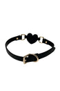 NS Novelties - Fetish & Fashion - Katherine Heart Gag - Black - Stag Shop