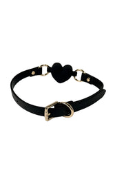NS Novelties - Fetish & Fashion - Katherine Heart Gag - Black - Stag Shop