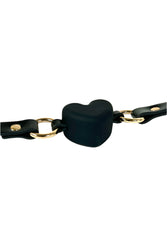 NS Novelties - Fetish & Fashion - Katherine Heart Gag - Black - Stag Shop