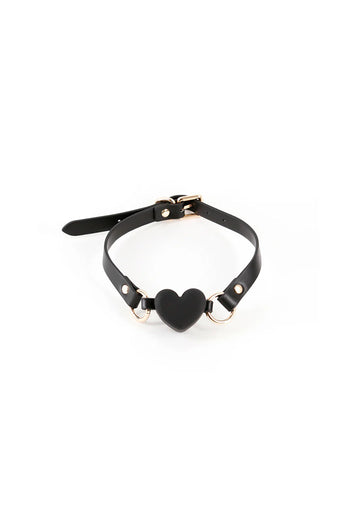 NS Novelties - Fetish & Fashion - Katherine Heart Gag - Black - Stag Shop