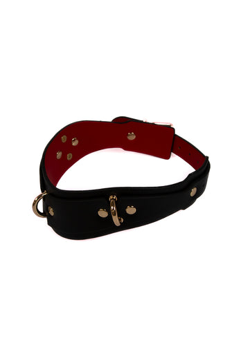 NS Novelties - Fetish & Fashion - Lilith Collar - Black/Gold - Stag Shop