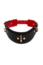 NS Novelties - Fetish & Fashion - Lilith Collar - Black/Gold - Stag Shop