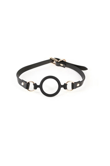 NS Novelties - Fetish & Fashion - Megan Ring Gag - Black - Stag Shop