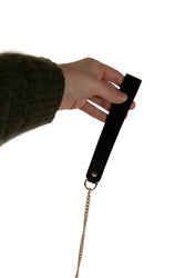 NS Novelties - Fetish & Fashion - Nyx Leash - Black/Gold - Stag Shop