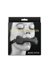 NS Novelties - Fetish & Fashion - Roseanne Bone Gag - Black - Stag Shop