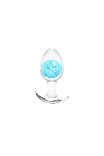NS Novelties - Glams - Cosmic Anal Plug - Medium - Blue - Stag Shop