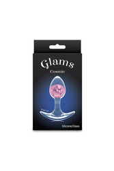 NS Novelties - Glams - Cosmic Anal Plug - Small - Pink - Stag Shop