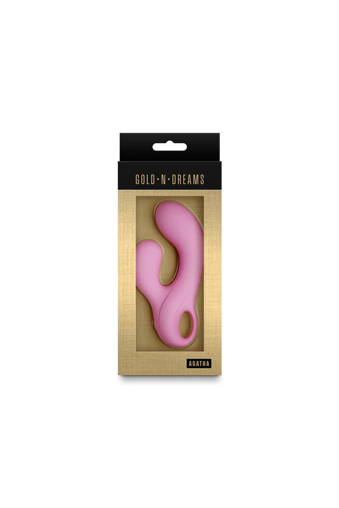 NS Novelties - Gold N Dreams - Agatha Mini Dual Vibrator - Stag Shop