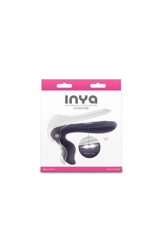 NS Novelties - INYA - GynoVibe Speculum Vibrator - Purple Grey - Stag Shop