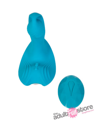 NS Novelties - INYA - Bump N Grind Warming Dual Vibrator - Teal - Stag Shop