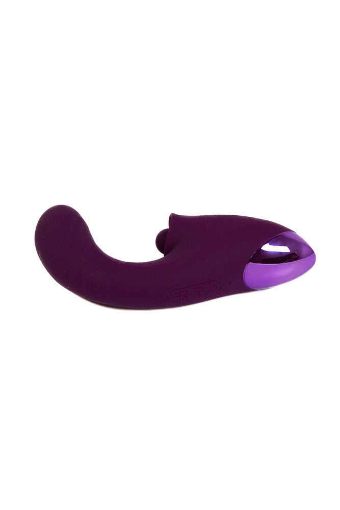 NS Novelties - INYA - Caprice Thrusting Dual Vibrator - Purple - Stag Shop
