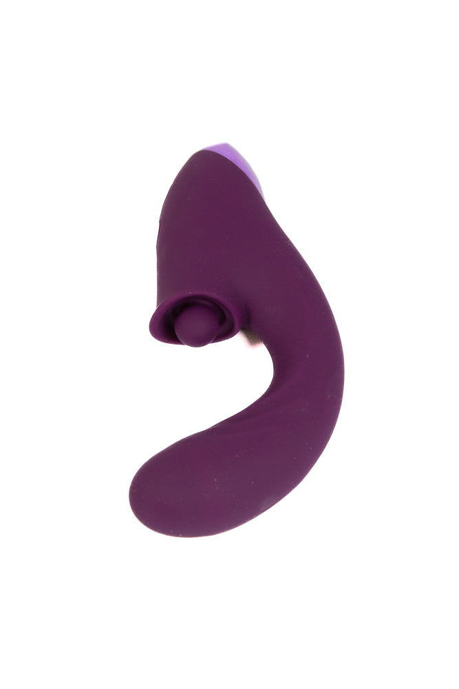 NS Novelties - INYA - Caprice Thrusting Dual Vibrator - Purple - Stag Shop
