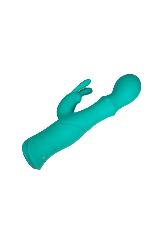NS  Novelties - INYA - Cyberluxe Rabbit Vibrator With Thrusting Ring - Stag Shop