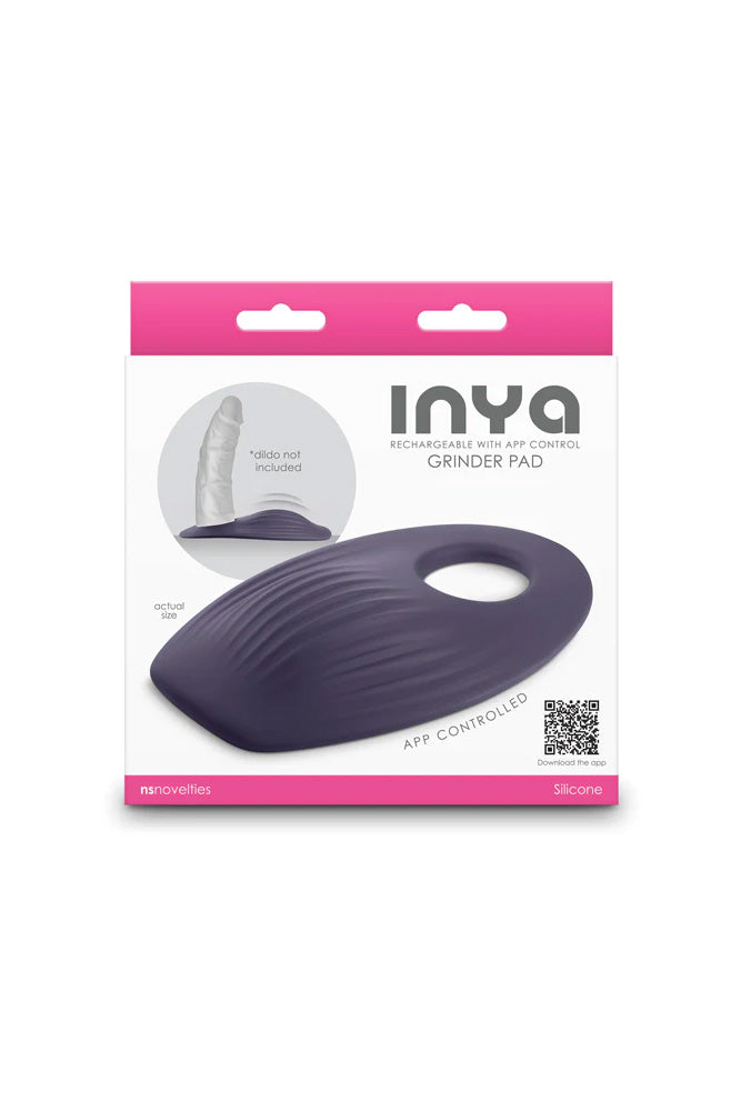 NS Novelties - INYA - Grinder Pad Vibrator with App Control - Purple - Stag Shop