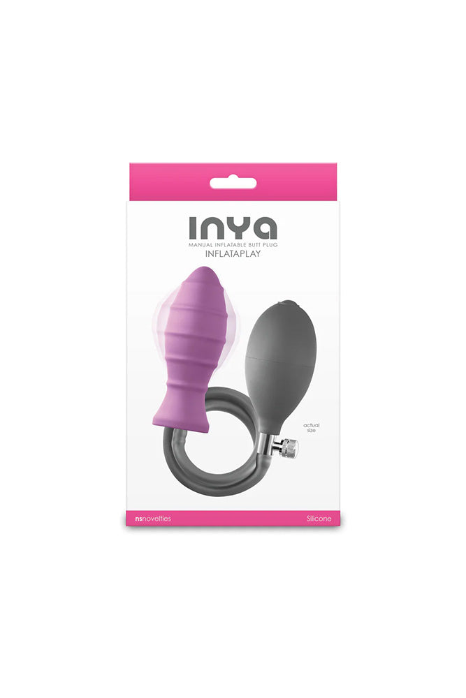 NS Novelties - INYA - InflataPlay Inflatable Butt Plug - Stag Shop