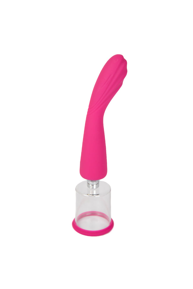 NS Novelties - INYA - Pump N Vibe Double-Ended Vibrator - Pink - Stag Shop
