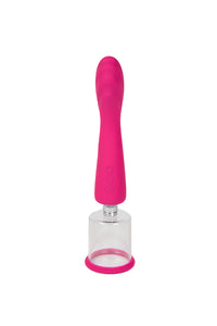 Thumbnail for NS Novelties - INYA - Pump N Vibe Double-Ended Vibrator - Pink - Stag Shop