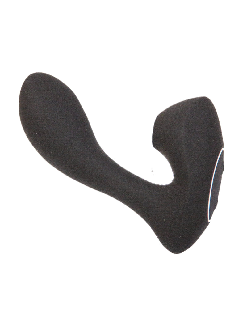 NS Novelties - INYA - Sonnet Dual Suction Vibrator - Black - Stag Shop