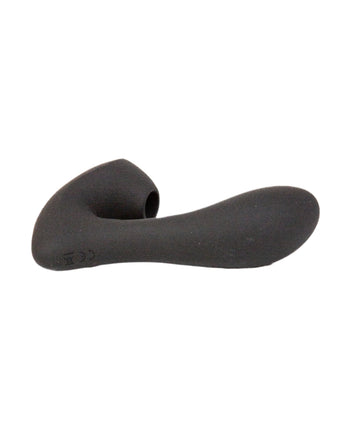 NS Novelties - INYA - Sonnet Dual Suction Vibrator - Black - Stag Shop