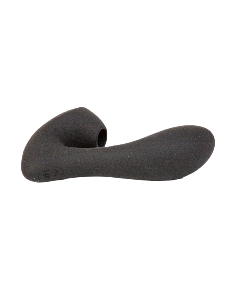 NS Novelties - INYA - Sonnet Dual Suction Vibrator - Black - Stag Shop