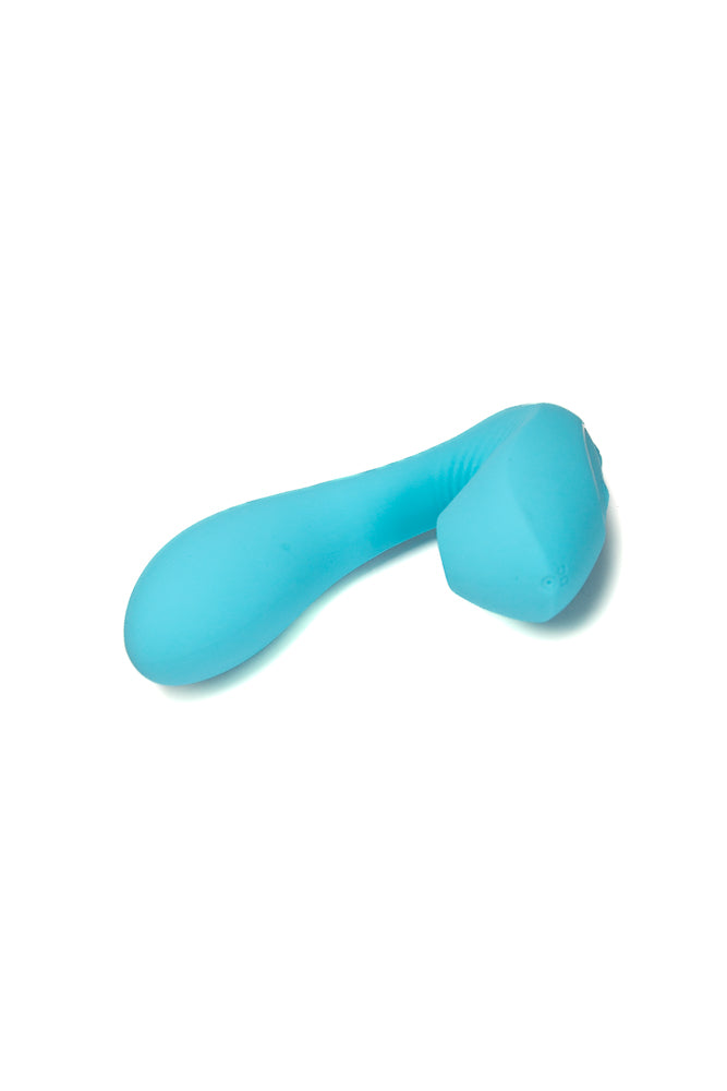 NS Novelties - INYA - Sonnet Dual Suction Vibrator - Teal - Stag Shop