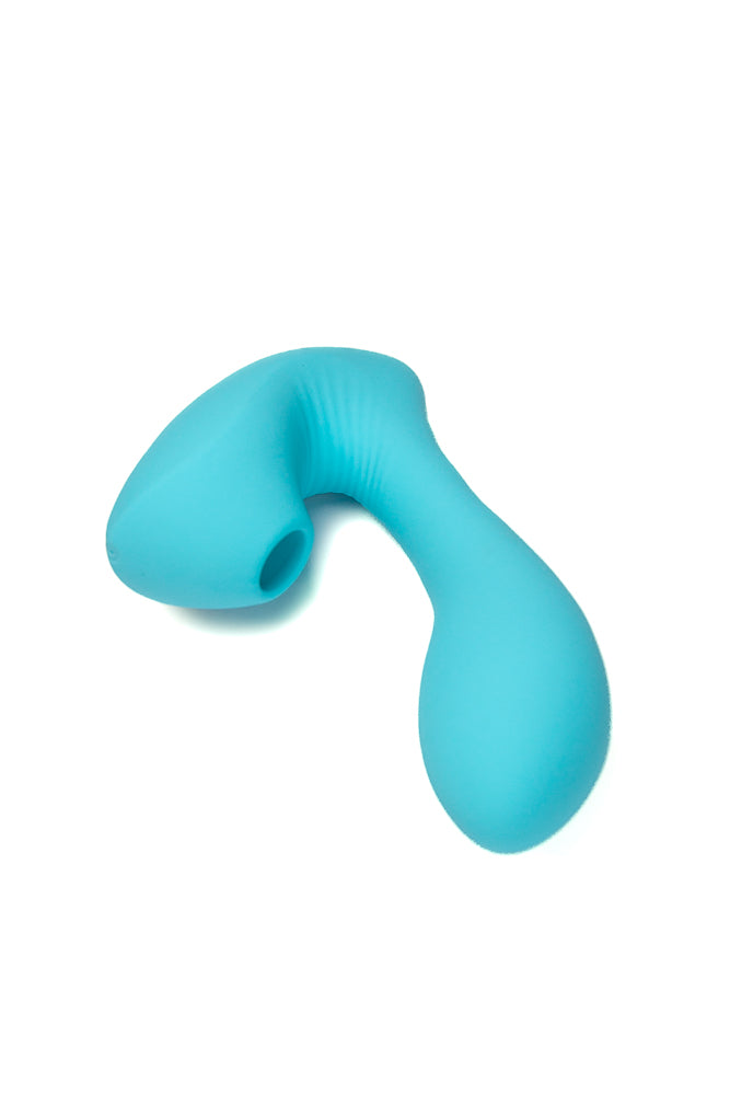 NS Novelties - INYA - Sonnet Dual Suction Vibrator - Teal - Stag Shop