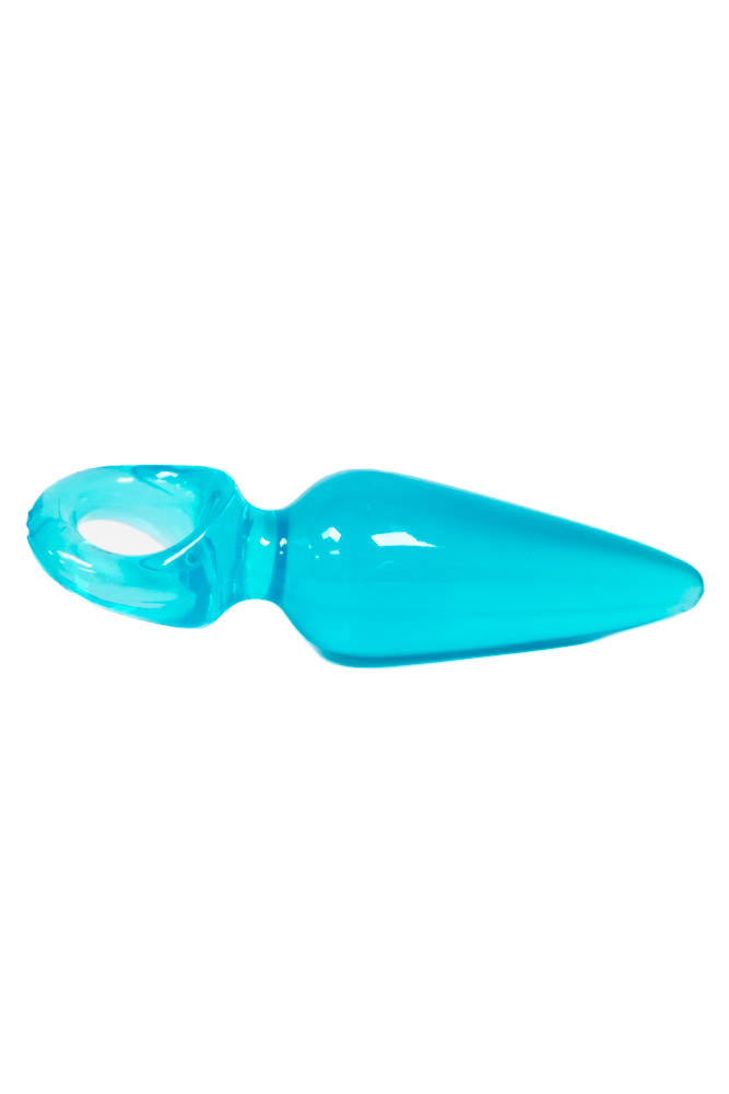 NS Novelties - Jolie - Pleasures Mini Butt Plug - Aqua - Stag Shop