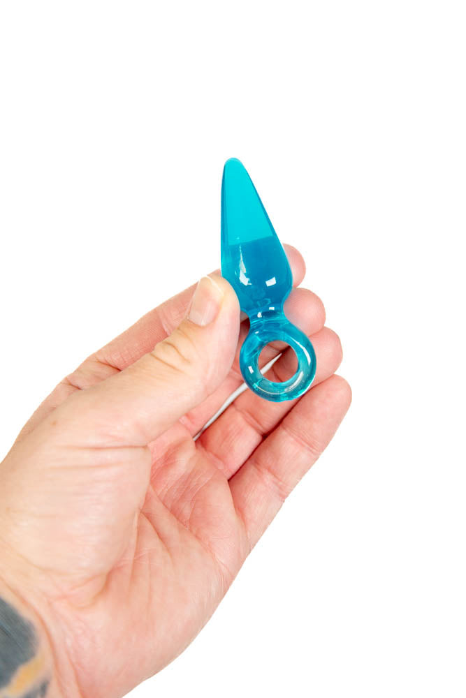 NS Novelties - Jolie - Pleasures Mini Butt Plug - Aqua - Stag Shop
